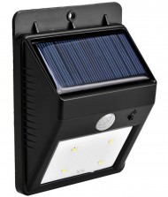 Venkovní LED osvětlení s pohybovým senzorem - solární dobíjení + poštovné jen za 1 Kč