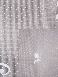 Metrážová žakarová záclona 4658: výška 160 cm