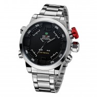 Pánské hodinky Weide Hard - Stříbrno-černé + poštovné jen za 1 Kč