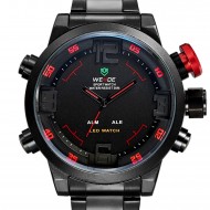 Pánské hodinky Weide Hard - Černo-červené + poštovné jen za 1 Kč