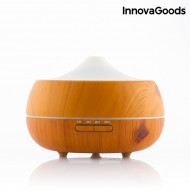 Zvlhčovač Vzduchu s Aromadifuzérem LED Wooden-Effect InnovaGoods + poštovné jen za 1 Kč