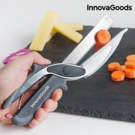 Nůžky s Nožem a Mini Krájecím Prkénkem InnovaGoods + poštovné jen za 1 Kč