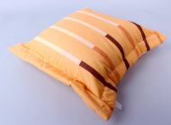 Bavlnený polštář s okrasným lemem, velikost: 40x40cm, varianta: žlutý