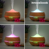 Zvlhčovač Vzduchu s Aromadifuzérem LED Wooden-Effect InnovaGoods + poštovné jen za 1 Kč
