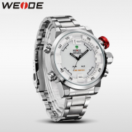 Pánské hodinky Weide Hard - Stříbrno-bílé + poštovné jen za 1 Kč
