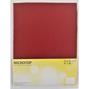 Prostěradlo Apex Microtop - Jednolůžko 90 x 200 cm - Vínová