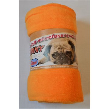 Mikroplyšová deka Apex - 150/200 - Benny super soft - Pomeranč