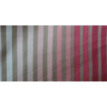 Dekorační látka - růžové pruhy - šíře 140 cm - 1m