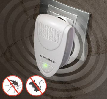 Ultrazvukový Mini Odpuzovač Hmyzu a Hlodavců InnovaGoods + poštovné jen za 1 Kč