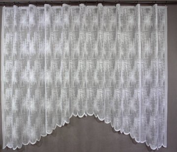 Hotová oblouková záclona Anastázie Velikost: 430x160 cm